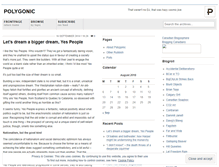 Tablet Screenshot of polygonic.wordpress.com