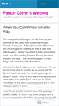 Mobile Screenshot of pastorglenn.wordpress.com