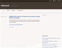 Tablet Screenshot of gabumat.wordpress.com
