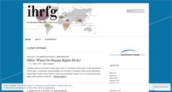 Desktop Screenshot of ihrfg.wordpress.com