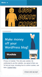 Mobile Screenshot of legodeathmatch.wordpress.com