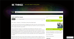 Desktop Screenshot of bethings.wordpress.com