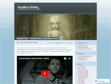 Tablet Screenshot of angellips.wordpress.com