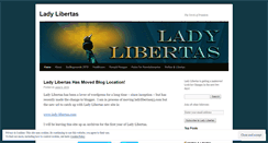 Desktop Screenshot of ladylibertas.wordpress.com