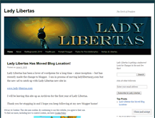 Tablet Screenshot of ladylibertas.wordpress.com