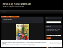 Tablet Screenshot of grusskartenblog.wordpress.com