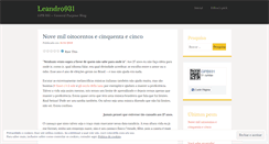 Desktop Screenshot of leandro931.wordpress.com