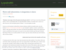 Tablet Screenshot of leandro931.wordpress.com
