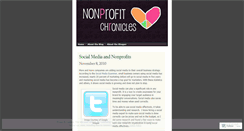 Desktop Screenshot of nonprofitchronicles.wordpress.com