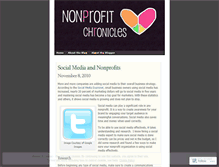 Tablet Screenshot of nonprofitchronicles.wordpress.com