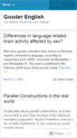 Mobile Screenshot of gooderenglish.wordpress.com