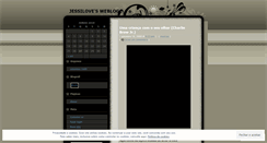 Desktop Screenshot of jessilove.wordpress.com