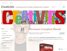 Tablet Screenshot of creativitis.wordpress.com