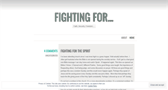 Desktop Screenshot of fightingforblog.wordpress.com