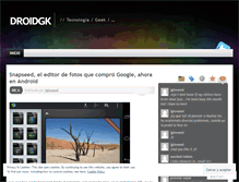 Tablet Screenshot of droidgk.wordpress.com