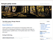 Tablet Screenshot of kenyanpartyscene.wordpress.com