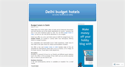 Desktop Screenshot of budgethotelsauradelhi.wordpress.com