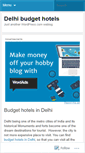 Mobile Screenshot of budgethotelsauradelhi.wordpress.com