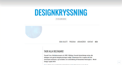 Desktop Screenshot of designkryssning.wordpress.com