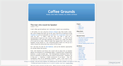 Desktop Screenshot of macoffeegrounds.wordpress.com