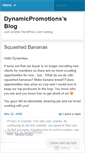 Mobile Screenshot of dynamicpromotions.wordpress.com