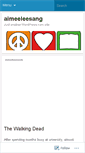 Mobile Screenshot of aimeeleesang.wordpress.com