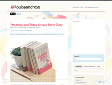 Tablet Screenshot of louisaandrose.wordpress.com