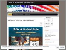 Tablet Screenshot of oracionintercesora.wordpress.com