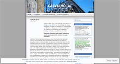 Desktop Screenshot of monicacarvalho.wordpress.com