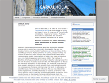 Tablet Screenshot of monicacarvalho.wordpress.com