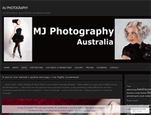 Tablet Screenshot of mjphotographyaustralia.wordpress.com