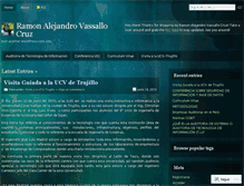 Tablet Screenshot of alejandrovc.wordpress.com