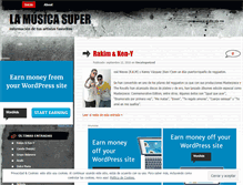 Tablet Screenshot of lamusicasuper.wordpress.com