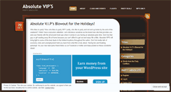 Desktop Screenshot of absolutevip.wordpress.com