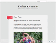 Tablet Screenshot of kitchenalchemist.wordpress.com