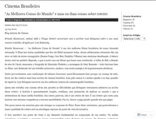 Tablet Screenshot of cinemabrasileiro.wordpress.com