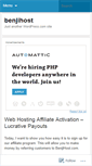 Mobile Screenshot of benjihost.wordpress.com