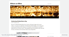Desktop Screenshot of allisonvidug.wordpress.com