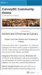 Mobile Screenshot of calvarycommunity.wordpress.com
