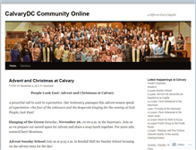 Tablet Screenshot of calvarycommunity.wordpress.com