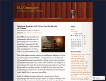 Tablet Screenshot of brcblog.wordpress.com