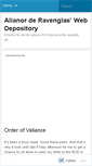 Mobile Screenshot of alianorderavenglas.wordpress.com