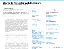 Tablet Screenshot of alianorderavenglas.wordpress.com