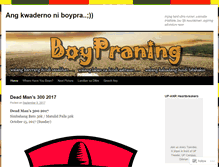 Tablet Screenshot of boypraning.wordpress.com