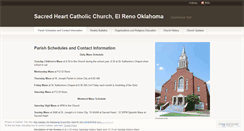 Desktop Screenshot of elrenosacredheart.wordpress.com
