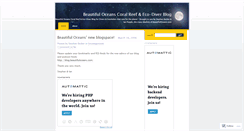 Desktop Screenshot of beautifuloceansblog.wordpress.com