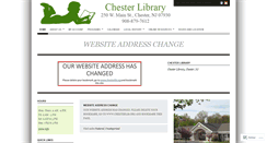 Desktop Screenshot of librarychesternj.wordpress.com