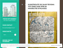 Tablet Screenshot of focusophasselt.wordpress.com