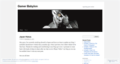 Desktop Screenshot of gamerbabylon.wordpress.com