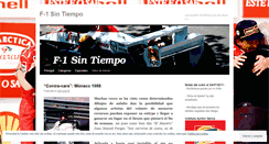 Desktop Screenshot of f1sintiempo.wordpress.com